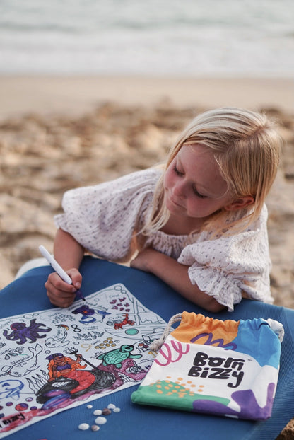 Under The Sea Reusable Silicone Colouring Mat Set